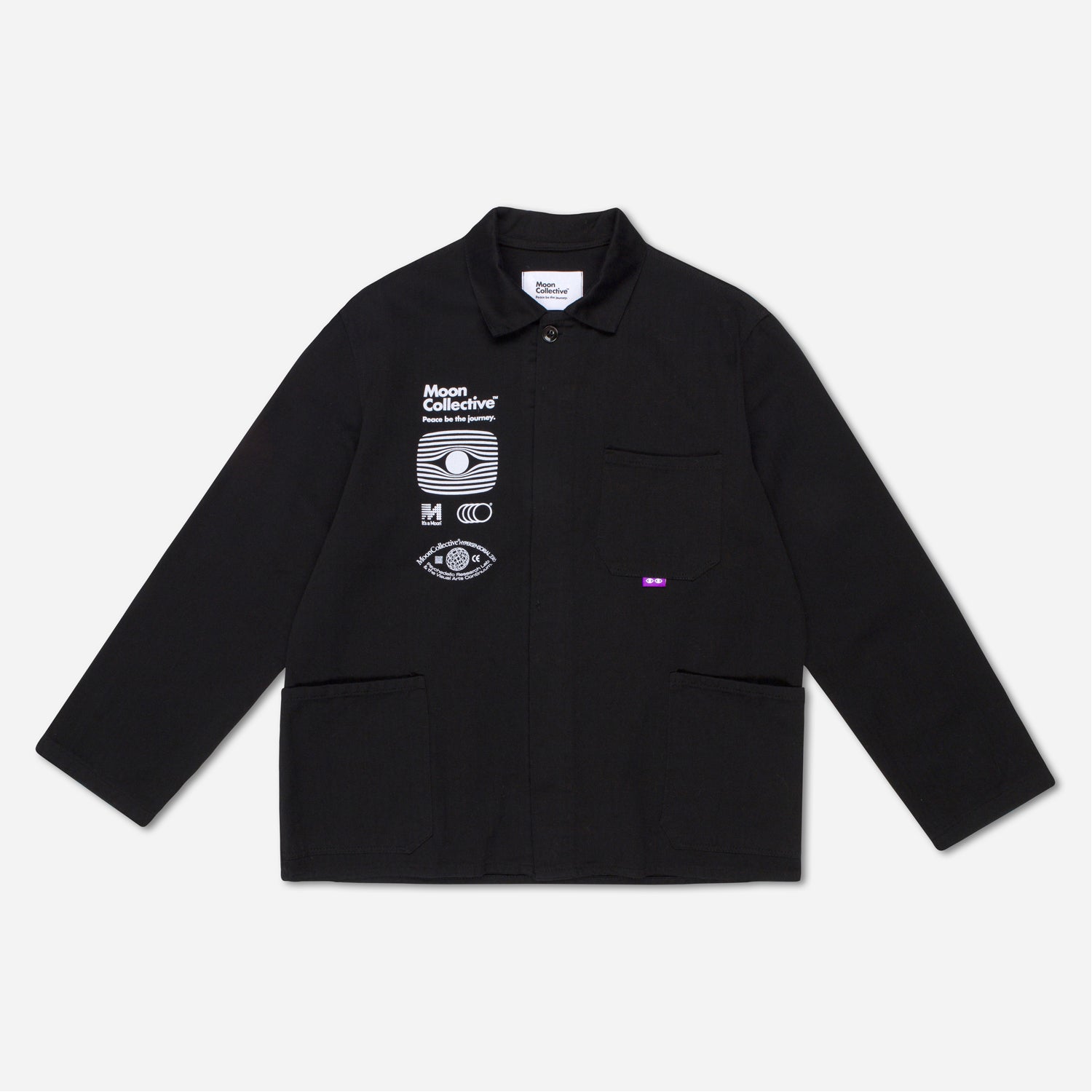 Black Chore Jacket 3B - S