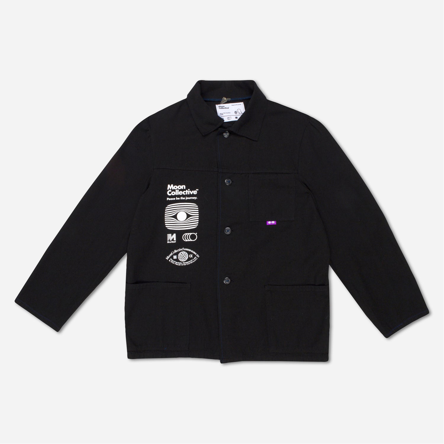 Black Chore Jacket 19B - XS