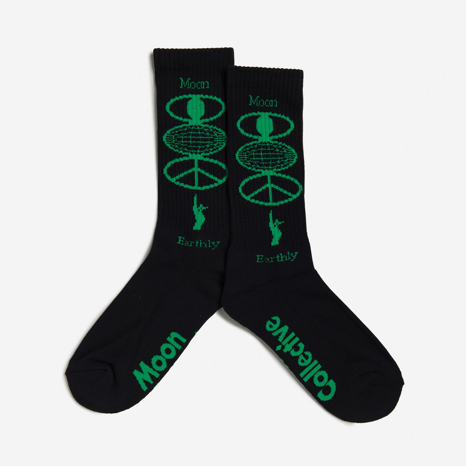 Earthly Black Socks