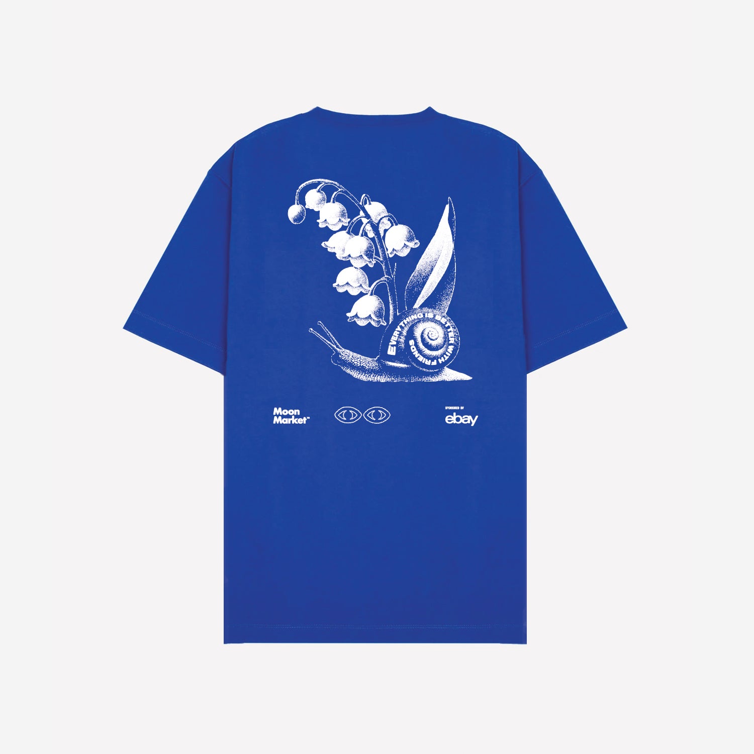 Moon x eBay Snail Blue Tee