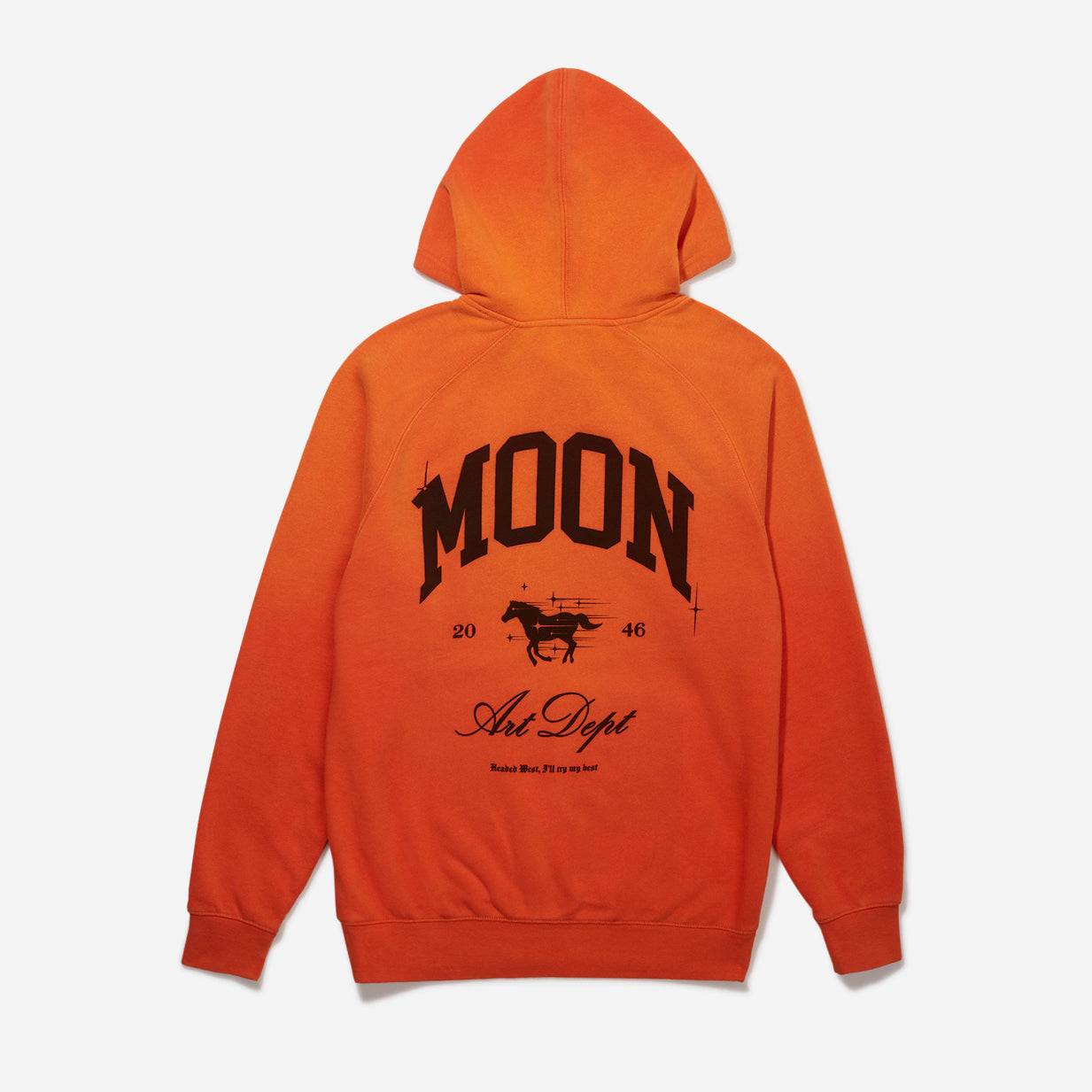 Moon High Hoodie Faded Orange