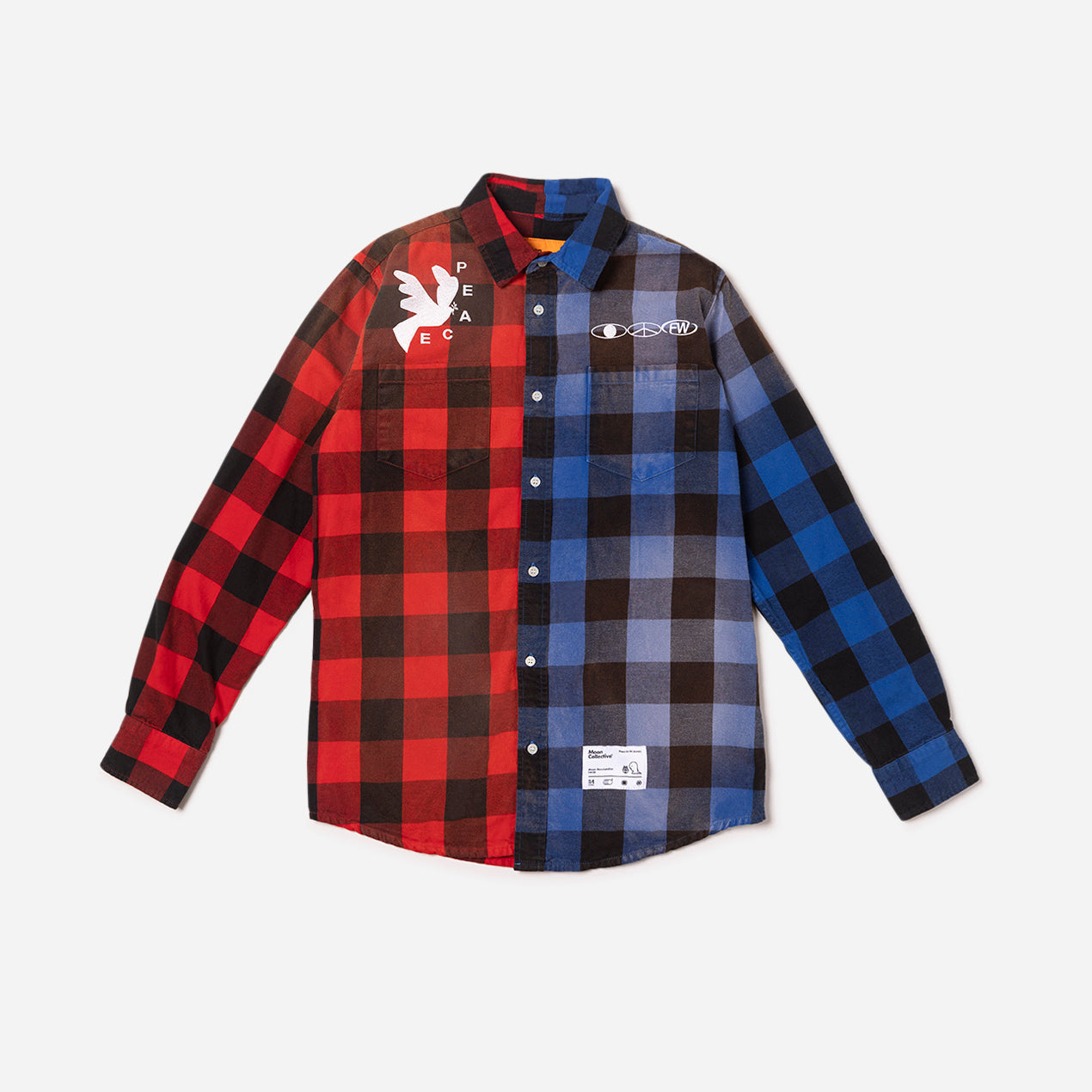 Split Flannel Shirt 01